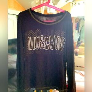 Moschino long sleeve shirt used size small